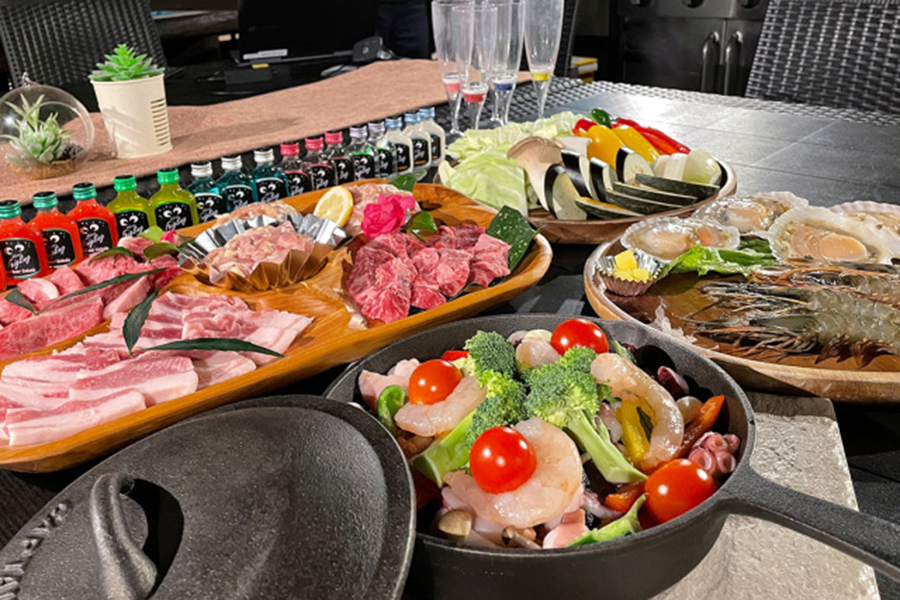 グランピングBBQ